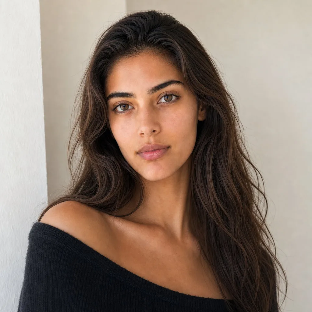 The AI-generated character as a photorealistic portrait